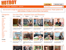 Tablet Screenshot of hotboy.com